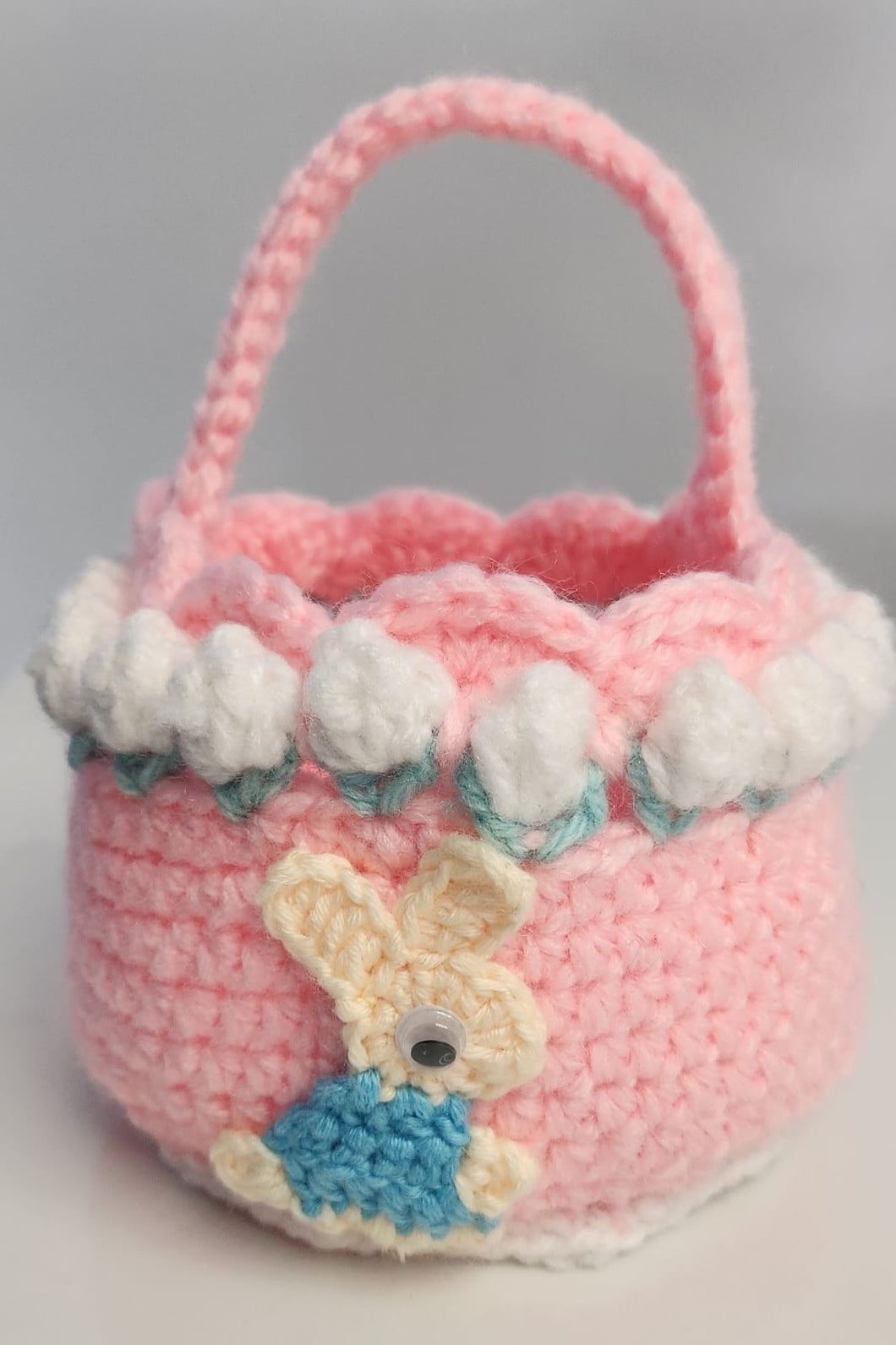 Easter Bunny Crochet Basket